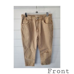 Free People Dakota Straight Leg Khaki